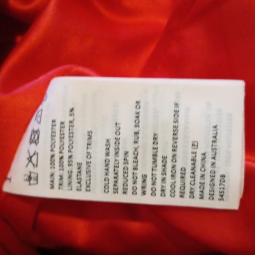$248 Bardot Revolve Roxy Elegant Red Lace Dress - Picture 9 of 9